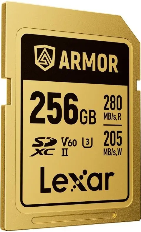 SDXC 256GB 280/210MB/s UHS-II, V60, U3, ARMOR LEXAR - image 2