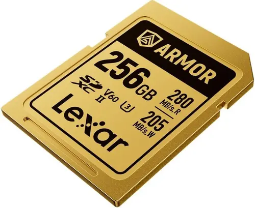 SDXC 256GB 280/210MB/s UHS-II, V60, U3, ARMOR LEXAR - 4