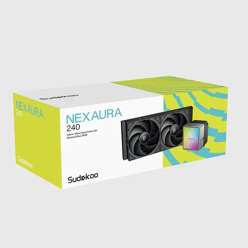Sudokoo водно охлаждане Water Cooling NEXAURA 240 BK - image 5