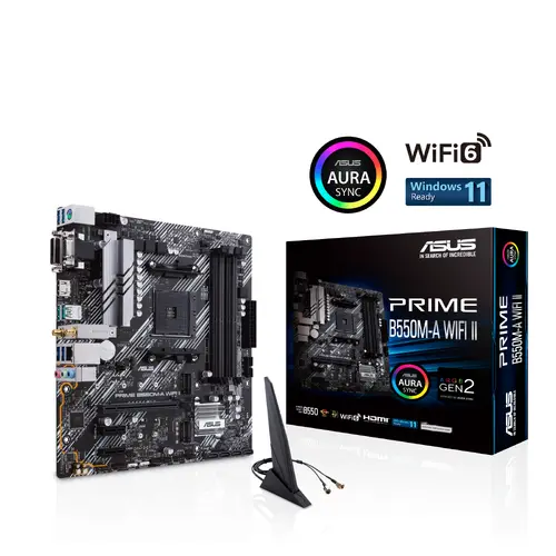 Дънна платка ASUS Prime B550M-A WIFI II, socket AM4 - image 4