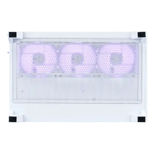 1stPlayer кутия Case ATX - MEGAVIEW MV8 White - 7 x 120 mm A-RGB fans included - image 7