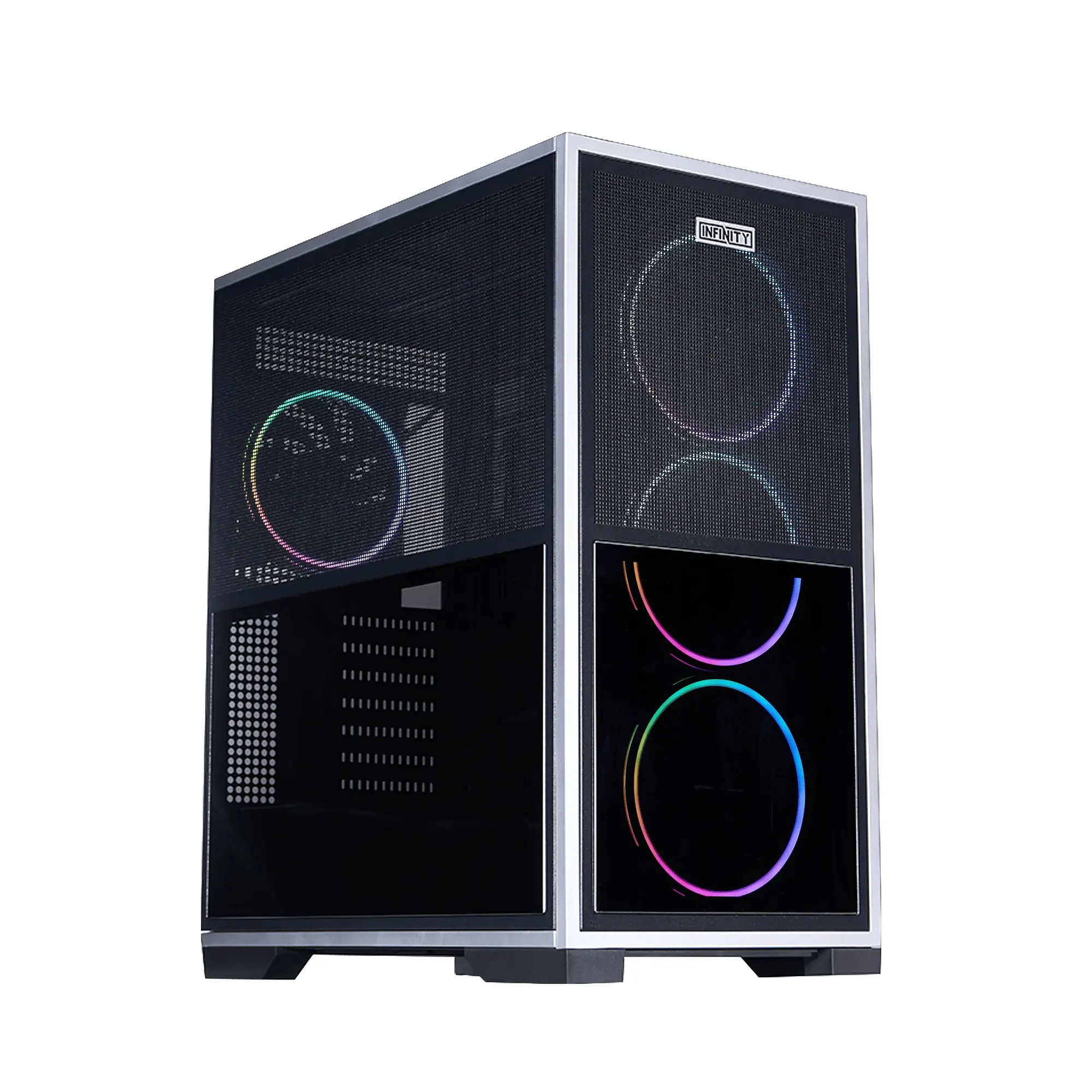 1stPlayer κουτί Case EATX - IF8 Black - 4 x 140 mm A-RGB fans included, USB-C