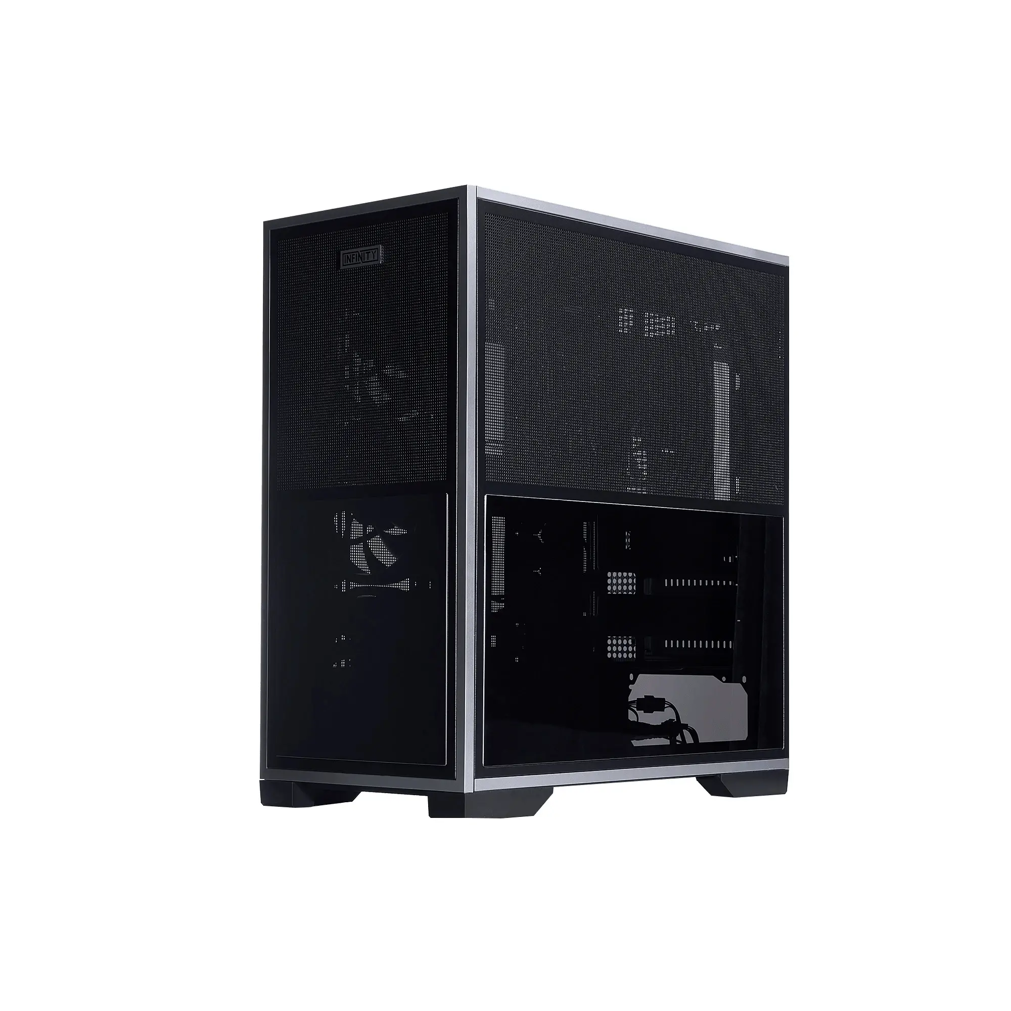 1stPlayer carcasă Case EATX - IF8 Black - 4 x 140 mm A-RGB fans included, USB-C - image 10