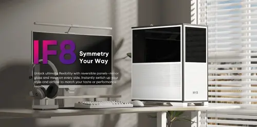 1stPlayer кутия Case EATX - IF8 Black - 4 x 140 mm A-RGB fans included, USB-C - image 17