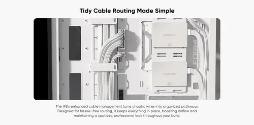 1stPlayer кутия Case EATX - IF8 Black - 4 x 140 mm A-RGB fans included, USB-C - image 19