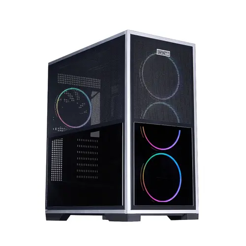 1stPlayer кутия Case EATX - IF8 Black - 4 x 140 mm A-RGB fans included, USB-C 1stPlayer кутия Case EATX - IF8 Black - 4 x 140 mm A-RGB fans included, USB-C