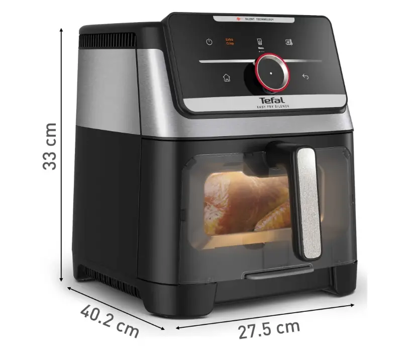 Aparat pentru gătit sănătos, Tefal EY876DE1 fry easy fry silence xxl vision - image 2