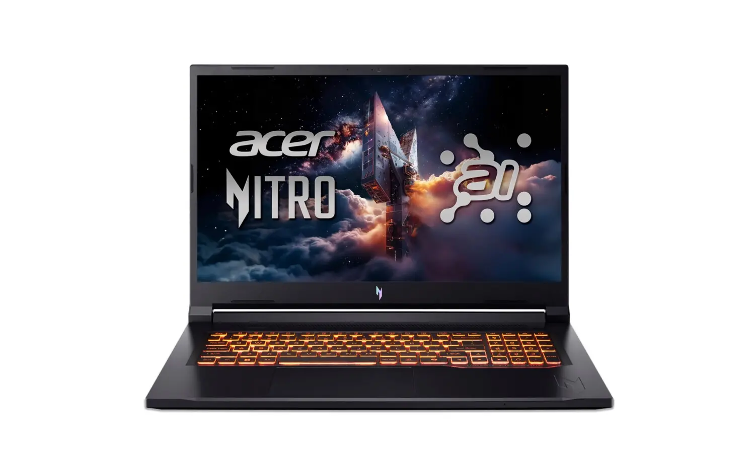 Лаптоп, Acer Nitro V17, NG-ANV17-41-R14D, AMD Ryzen R7 260 ( up to 5.1GHz, 16MB), 17.3" FHD(1920x1080)IPS 144Hz, 1*16GB DDR5 (1 slot free), 1024GB PCIe NVMe SSD, NVIDIA GeForce RTX 4050 6GB GDDR6, Wi-Fi AX, BT, Win 11 Home, Black - image 2