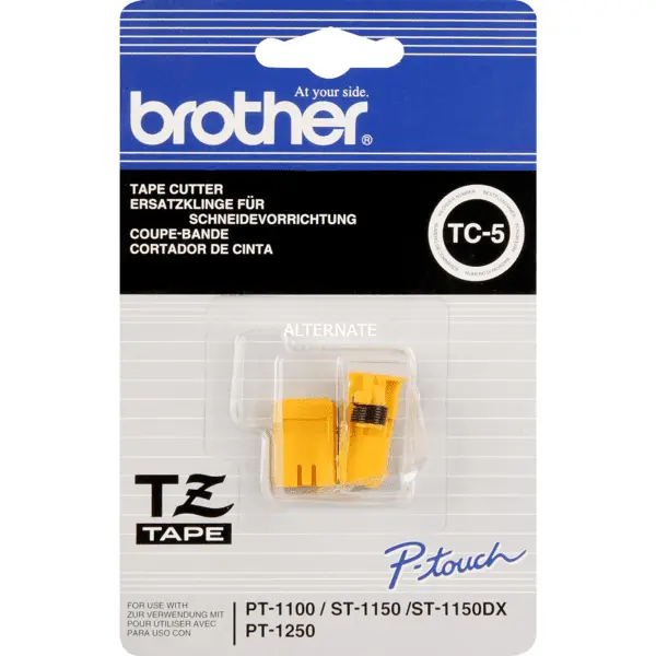 РЕЗЕРВЕН НОЖ (REPLACEMENT TAPE CUTTER) ЗА ЕТИКЕТНИ ПРИНТЕРИ BROTHER PT-1250/PT-1280 - PN TC-5V2 (TC5V2)