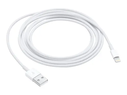 КАБЕЛ USB APPLE - USB към Lightning - 2,0 m - White - PN MD819ZM/A - image 1