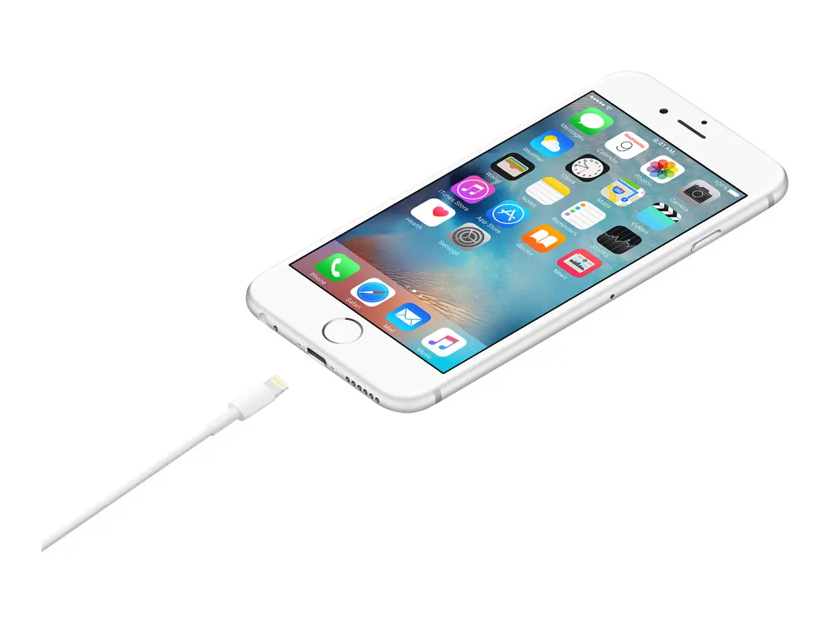 КАБЕЛ USB APPLE - USB към Lightning - 2,0 m - White - PN MD819ZM/A - image 3