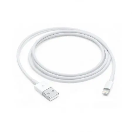 КАБЕЛ USB APPLE - USB към Lightning - 1,0 m - White - PN MXLY2ZM/A