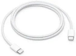 КАБЕЛ USB APPLE - USB-C към USB-C - 1,0 m - White - PN MQKJ3ZM/A