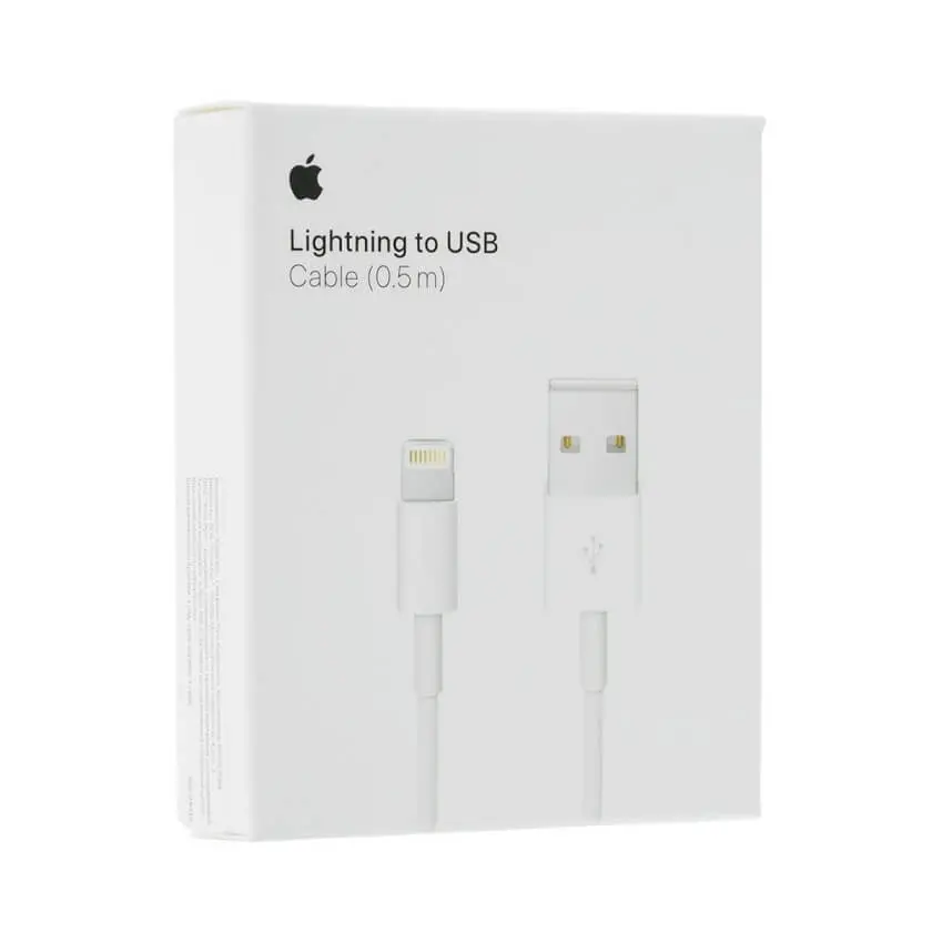 КАБЕЛ APPLE USB - USB към Lightning - 0,5 m - White - PN ME291ZM/A - image 1