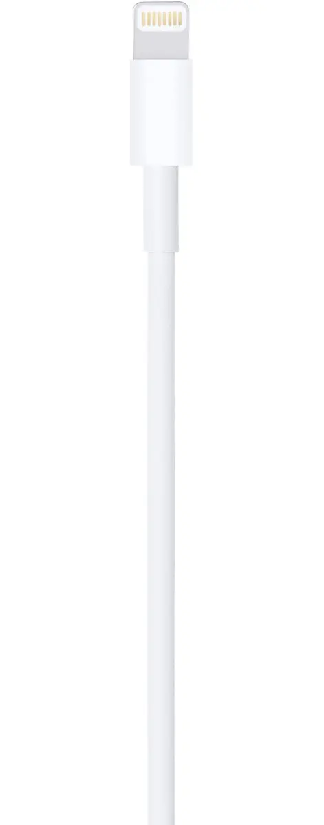 КАБЕЛ USB APPLE - USB към Lightning - 1,0 m - White - PN MUQW3ZM/A - image 1