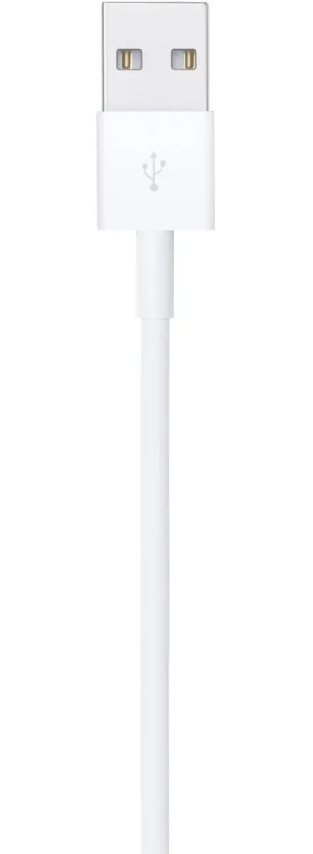 КАБЕЛ USB APPLE - USB към Lightning - 1,0 m - White - PN MUQW3ZM/A - image 2