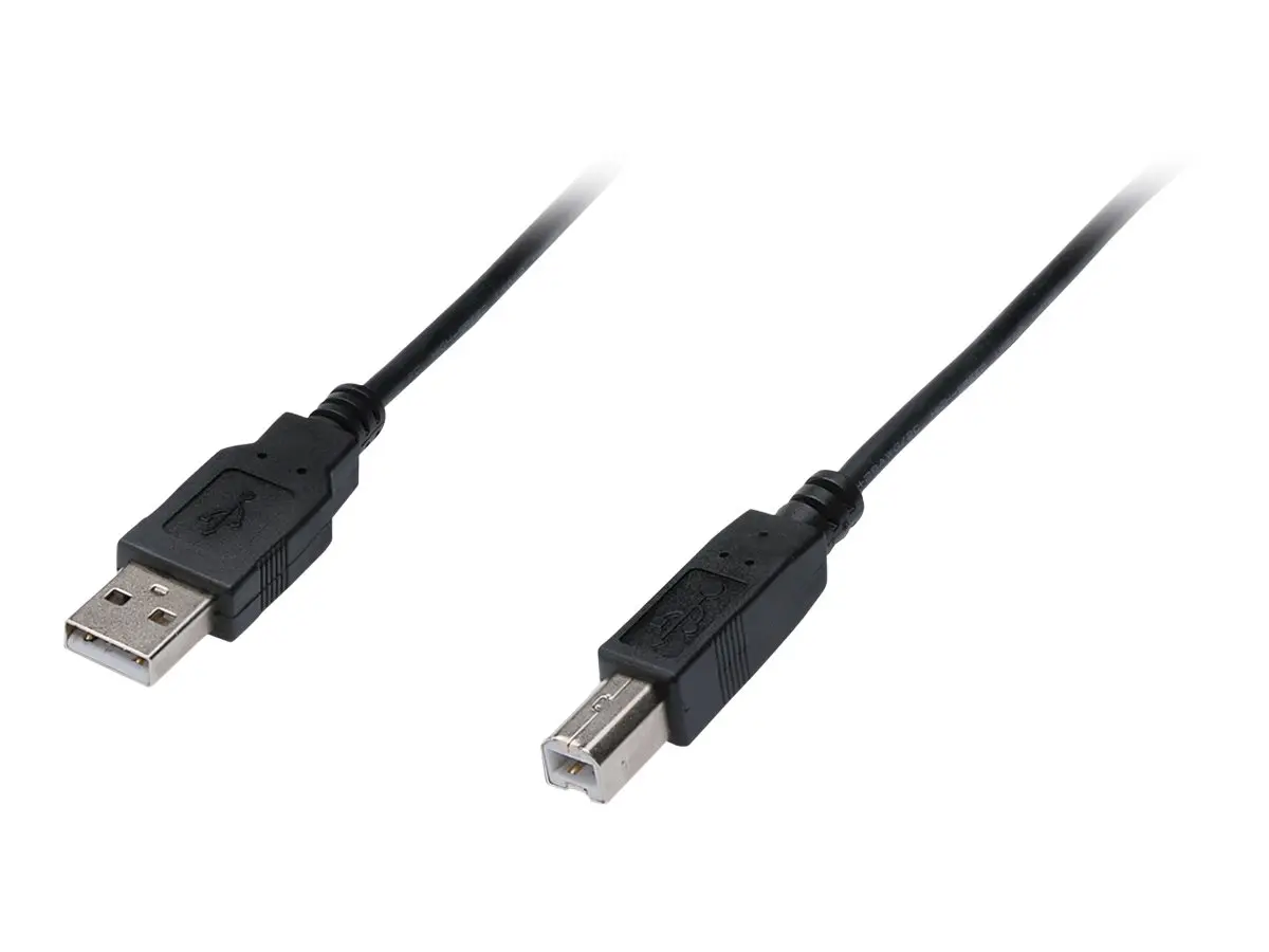 Καλώδιο USB DIGITUS - USB-A σε USB-B - 1,8 m - Μαύρο - PN DB-300102-018-S