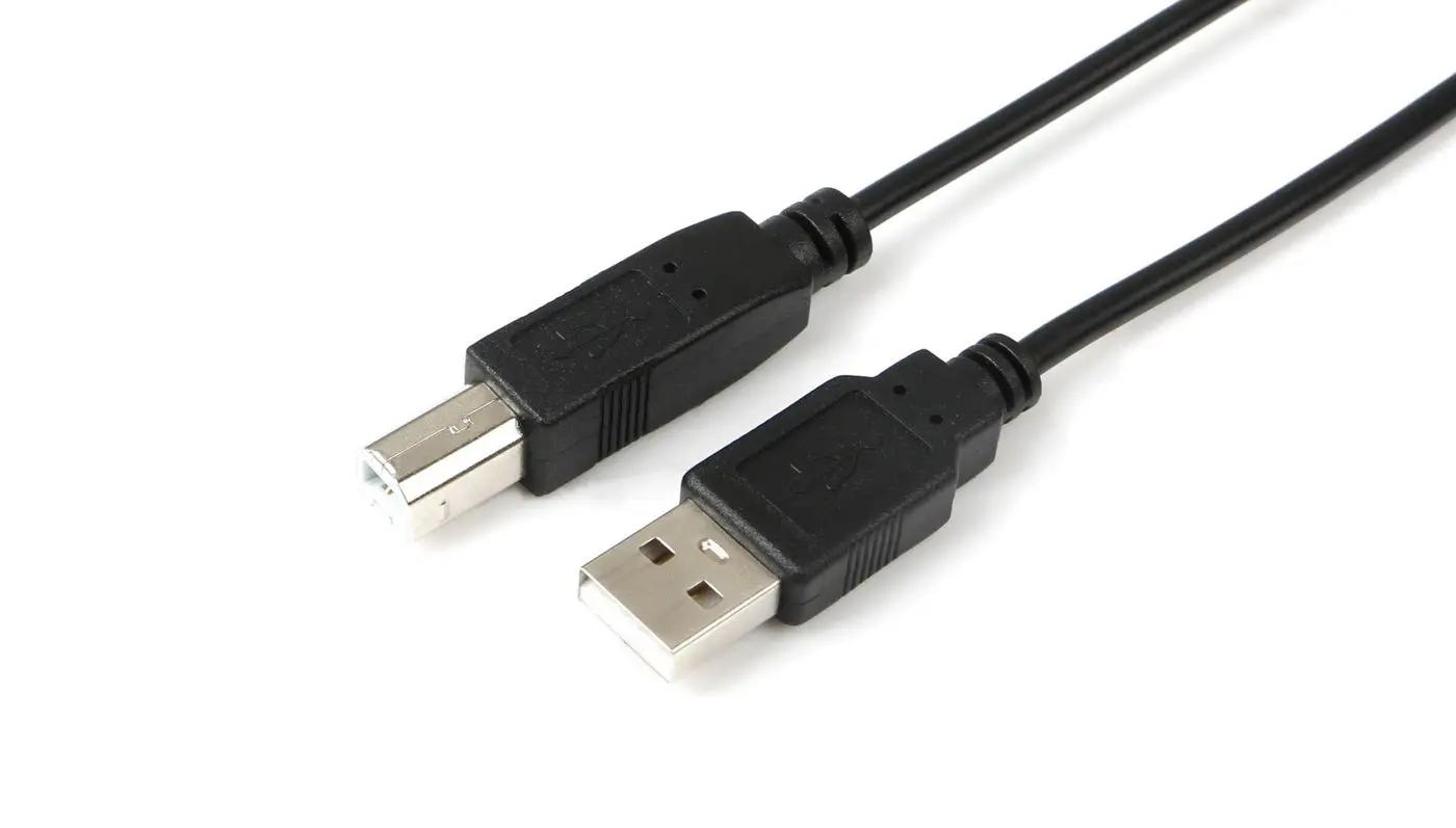 CABLU MICROCONNECT USB 2.0 A la B - 1,8 m - Negru - PN USBAB2B - image 1