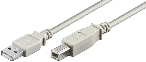 Cablu MICROCONNECT USB 2.0 A la B - 1,8 m - Gri - PN USBAB2 - 1