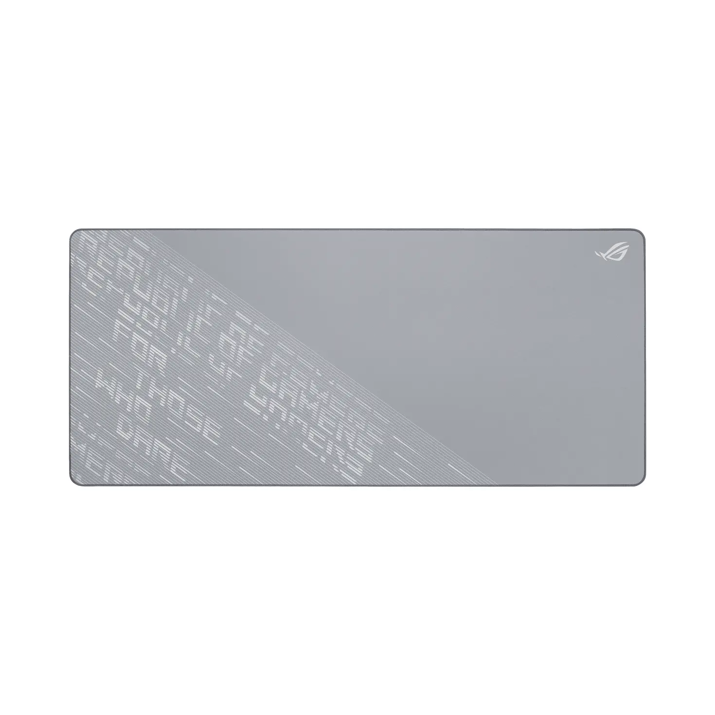 Подложка за мишка, Asus ROG Scabbard II Arctic Gray XXL Gaming Mouse Pad, Water- Oil- Dust- Resistance, Durable Anti-Fray Edges, Non-Slip Rubber Base, 400 x 900 x 3mm, Gray