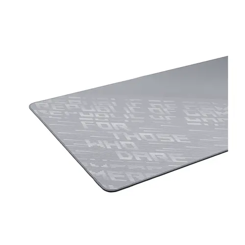 Подложка за мишка, Asus ROG Scabbard II Arctic Gray XXL Gaming Mouse Pad, Water- Oil- Dust- Resistance, Durable Anti-Fray Edges, Non-Slip Rubber Base, 400 x 900 x 3mm, Gray - image 3