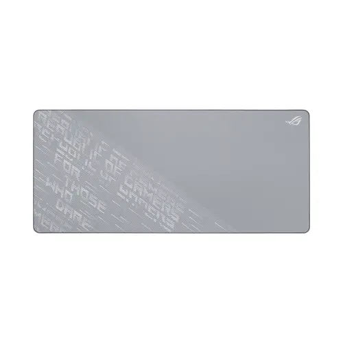 Mouse pad, Asus ROG Scabbard II Arctic Gray XXL Gaming Mouse Pad, rezistent la apă, ulei și praf, margini durabile anti-destrămare, bază din cauciuc - 1