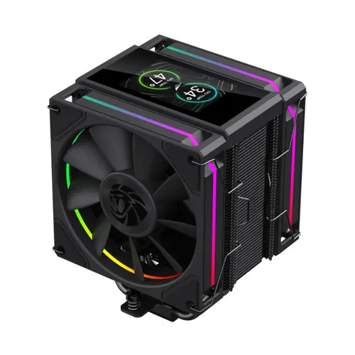 Gamemax охладител CPU Cooler Sigma 620 LCD Black - Addressable RGB - image 1