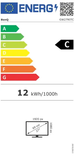 Монитор, BenQ GW2790TC WORK & ENTERTAINMENT DISPLAY GW2790TC WHITE - image 11