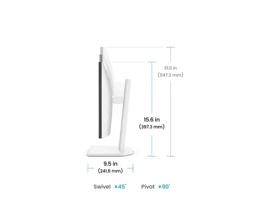 Монитор, BenQ GW2790TC WORK & ENTERTAINMENT DISPLAY GW2790TC WHITE - image 5
