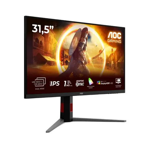 Монитор, AOC Q32V4, 31.5" IPS WLED, 2560x1440@75Hz, 4ms GTG, 250cd/m2, 1000:1, 20M:1 DCR, Adaptive Sync, FlickerFree, Low Blue Light, 2Wx2, Tilt, HDMI, DP - image 1