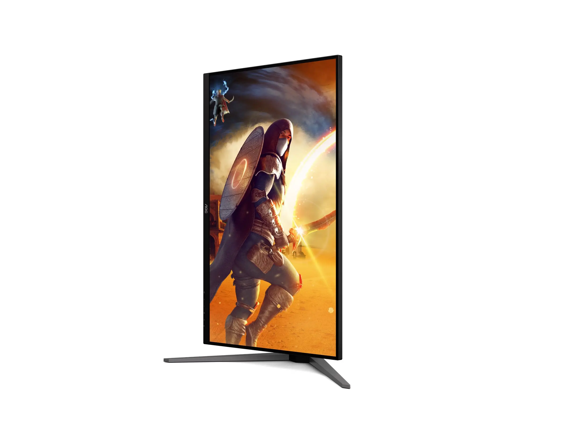 Монитор, AOC U32G4U, 31.5" Fast IPS WLED, 3840x2160@160Hz, 1ms GtG, 0.5ms MPRT, 450cd m/2, 1000:1, 80M:1 DCR, Adaptive Sync, Flicker Free, Low Blue Mode, Tilt, Height Adjust, Pivot, Swivel, 2xHDMI, DP, USB hub - image 2