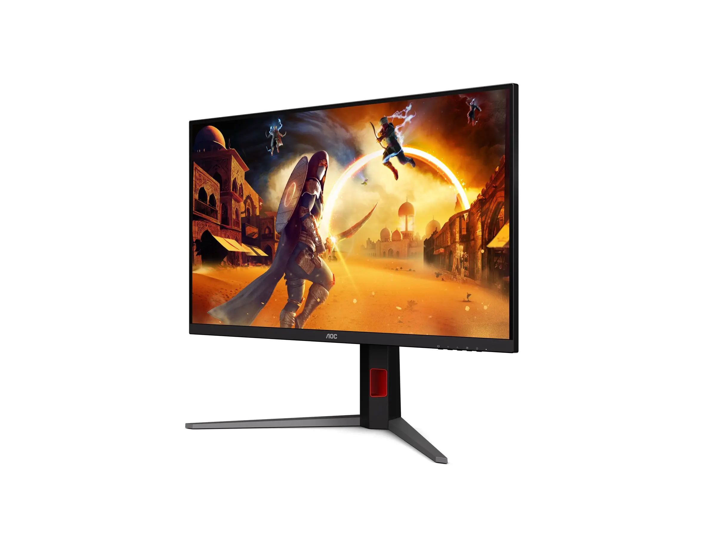 Монитор, AOC U32G4U, 31.5" Fast IPS WLED, 3840x2160@160Hz, 1ms GtG, 0.5ms MPRT, 450cd m/2, 1000:1, 80M:1 DCR, Adaptive Sync, Flicker Free, Low Blue Mode, Tilt, Height Adjust, Pivot, Swivel, 2xHDMI, DP, USB hub - image 3