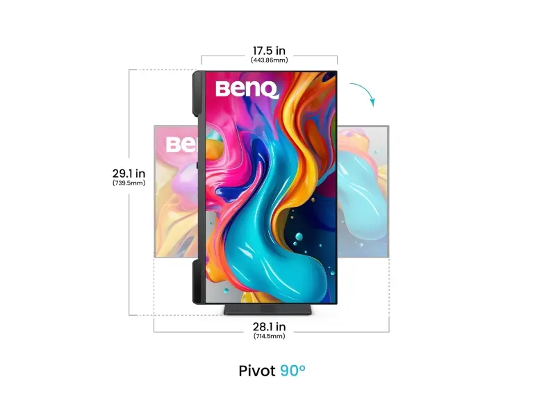 Монитор, BenQ PV3200U 32W VERTICAL & PROFESSIONAL DISPLAY PV3200U DARK GREY - image 3