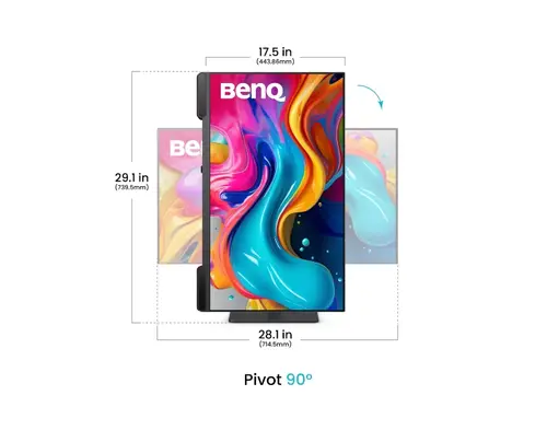 Монитор, BenQ PV3200U 32W VERTICAL & PROFESSIONAL DISPLAY PV3200U DARK GREY - image 3