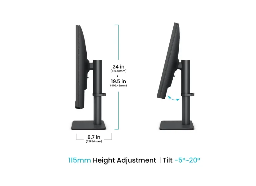 Монитор, BenQ PV3200U 32W VERTICAL & PROFESSIONAL DISPLAY PV3200U DARK GREY - image 4