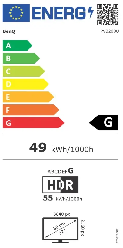 Монитор, BenQ PV3200U 32W VERTICAL & PROFESSIONAL DISPLAY PV3200U DARK GREY - image 7