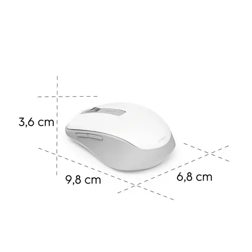 HAMA Ασύρματο ποντίκι „WM-450“, 2.4 GHz / Bluetooth, 7 κουμπιά - 10