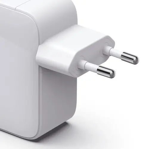 HAMA Încărcător rapid, 30 W, GaN, 2x USB-C, cu cablu extensibil 0.7m, alb - 10