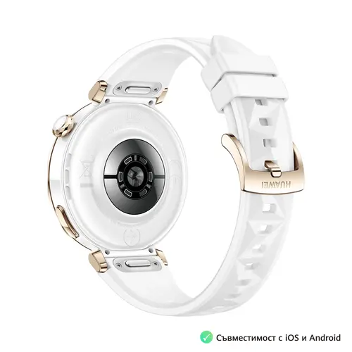 Часовник, Huawei Watch GT5 Pro Jana-B29F, 1.32" Amoled 466x466, PPI 352, BT5.2, BLE/BR/EDR, 323mAh, TruSense System, ECG analysis, Battery life up to 7 days, Compatible with iOS and Android devices, White Fluoroelastomer + Huawei FreeBuds SE 3 ULC-CT020 Black - image 5