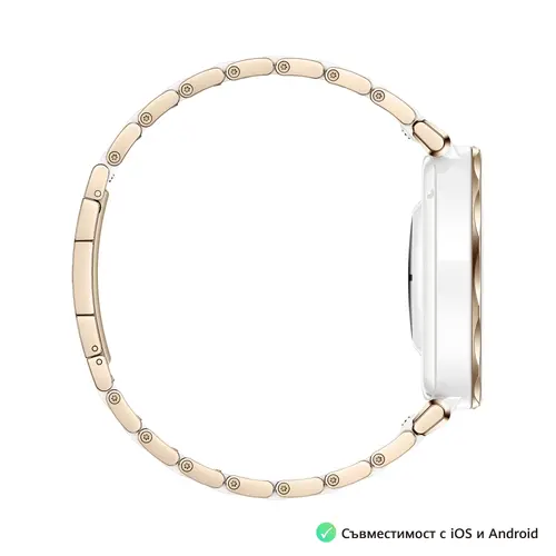 Часовник, Huawei Watch GT5 Pro Jana-B29C, 1.32" Amoled 466x466, PPI 352, BT5.2, BLE/BR/EDR, 323mAh, 40-meter free diving, HUAWEI TruSense System, ECG analysis, Battery life up to 7 days, Compatible with iOS and Android devices, Ceramic + Huawei FreeBuds SE 3 - image 3