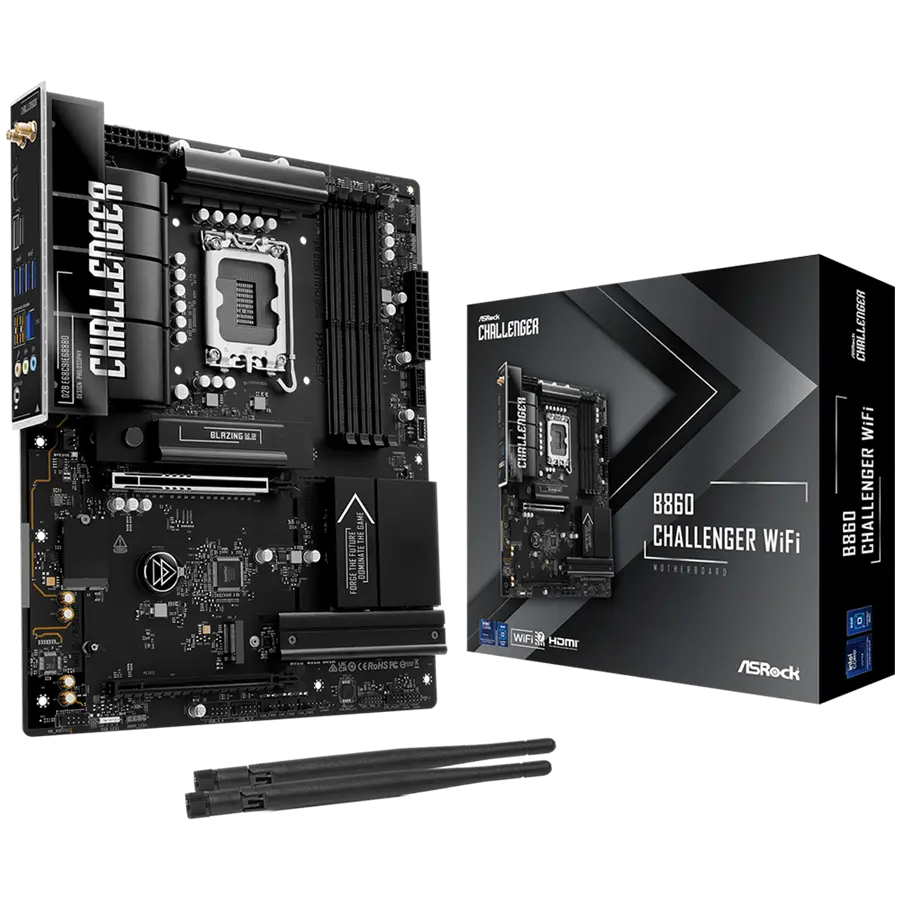 Дънна платка ASRock B860 Challenger WIFI, LGA 1851