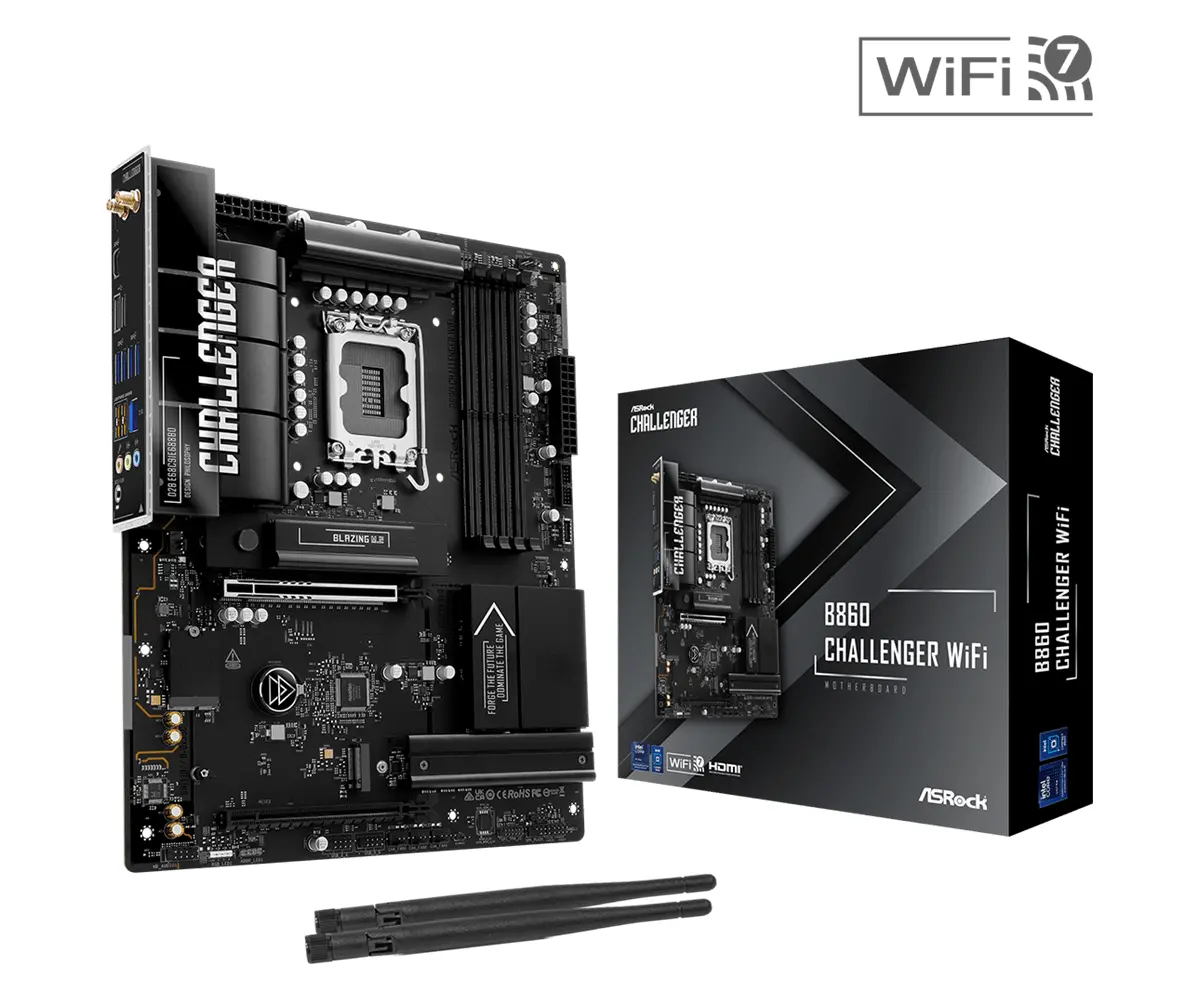 Дънна платка ASRock B860 Challenger WIFI, LGA 1851 - image 4