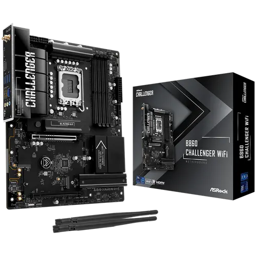 Placă de bază ASRock B860 Challenger WIFI, LGA 1851 Placă de bază ASRock B860 Challenger WIFI, LGA 1851