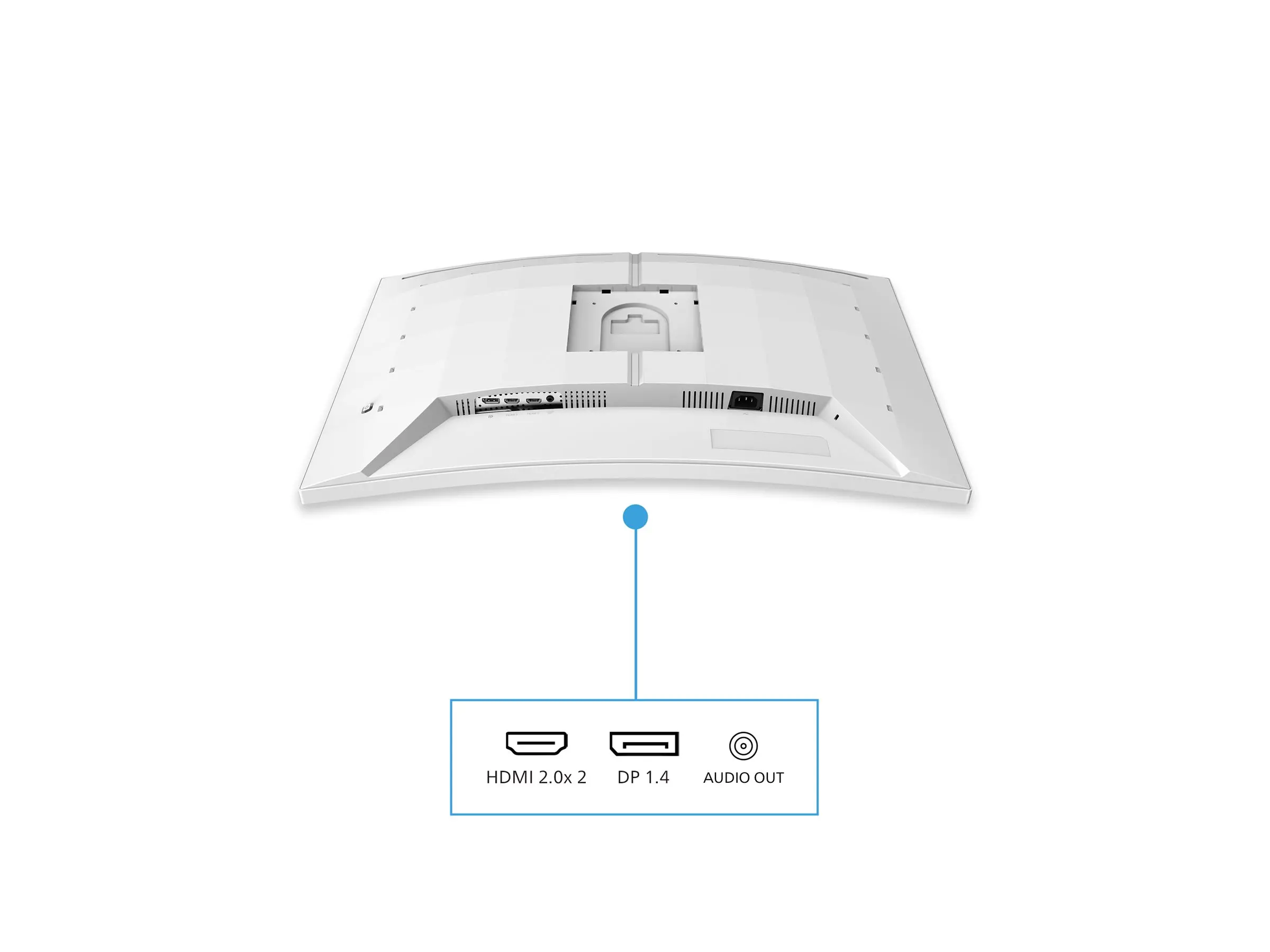 Οθόνη, Philips 32M2C5501, 31.5" Curved 1500R VA WLED, 2560x1440@180Hz, 1ms GtG, 0.5ms MPRT, 300cd m/2, 3500:1, Mega Infinity DCR, Adaptive Sync - image 3