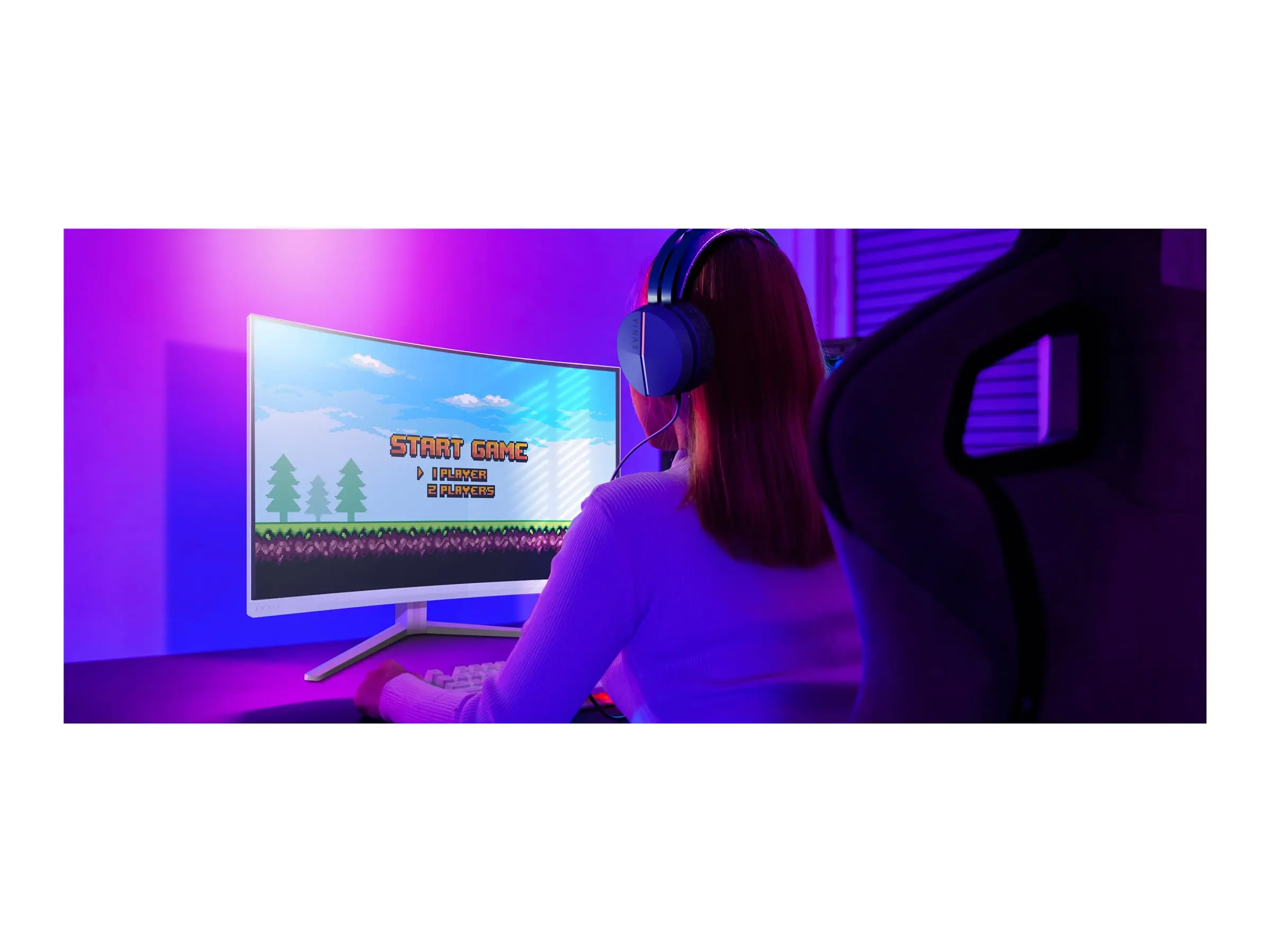 Монитор, Philips 32M2C5501, 31.5" Curved 1500R VA WLED, 2560x1440@180Hz, 1ms GtG, 0.5ms MPRT, 300cd m/2, 3500:1, Mega Infinity DCR, Adaptive Sync, FlickerFree, LowBlue Mode, Tilt, Height Adjust, Swivel, 2xHDMI, DP - image 7