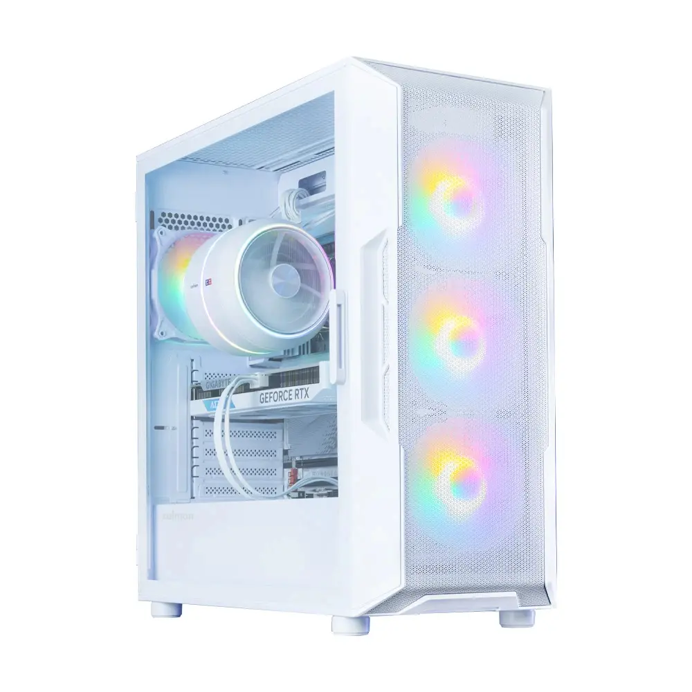 Zalman кутия Case ATX - I3 NEO V2 White - RGB, Mesh - image 1