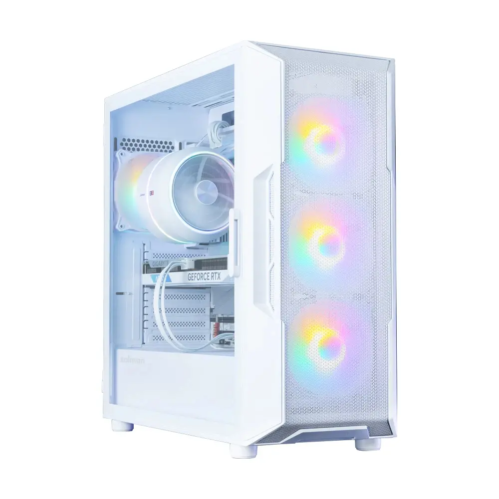 Zalman кутия Case ATX - I3 NEO V2 White - RGB, Mesh - image 2