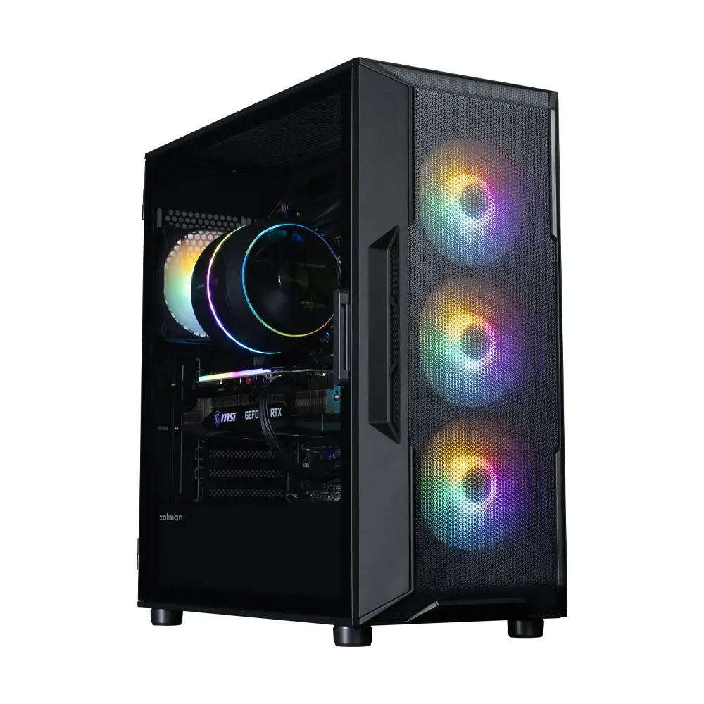 Zalman кутия Case ATX - I3 NEO V2 Black - RGB, Mesh - image 1