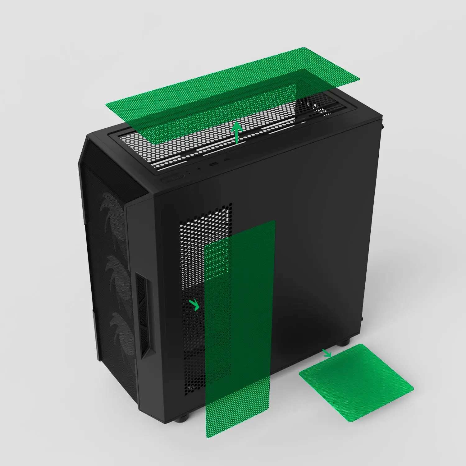 Zalman кутия Case ATX - I3 NEO V2 Black - RGB, Mesh - image 13