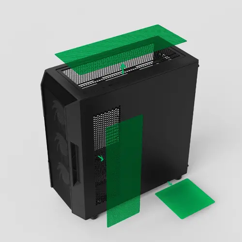 Zalman кутия Case ATX - I3 NEO V2 Black - RGB, Mesh - image 13